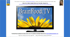 Desktop Screenshot of brainfood.tv