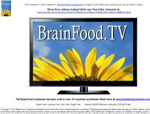 Tablet Screenshot of brainfood.tv